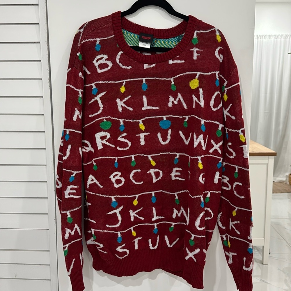 Stranger things ugly Christmas sweater